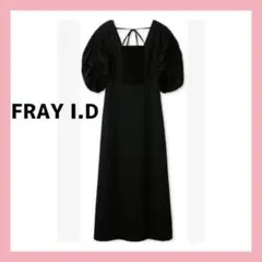 FRAY I.D カットコンビパフワンピース FWFO231059