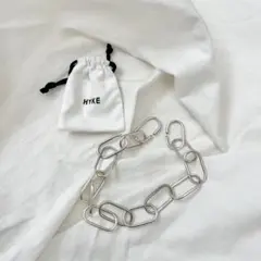 ハイクhykeチェーンネックレスシルバーアクセサリーsv 2025年最新】HYKE ネックレスの人気アイテム - メルカリ