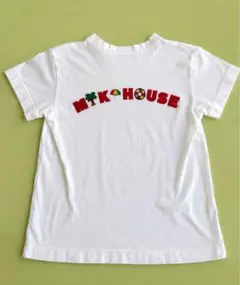 ミキハウス バックロゴ刺繍 半袖Tシャツ 100のサムネイル
