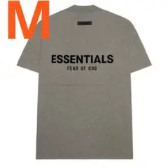 Mサイズ FOG Essentials 両面ロゴ Tシャツ 濃いグレー