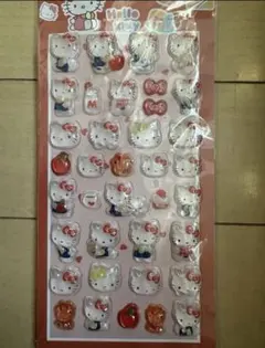 【即日発送】新品未使用！キラキララメ入り！ハローキティ ボンボンドロップシール