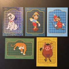 2026 EPOCH ディズニークラシックコレクションカード5枚セット