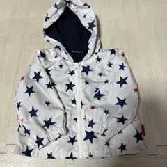 moujonjon フード付きジャケット　星柄　80cm