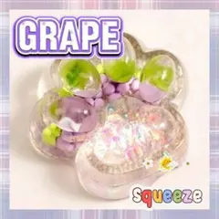 プレゼント スクイーズ 肉球 7cm フルーツ 猫 ぷにぷに ストレス解消