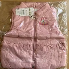 （未使用）ミキハウス　福袋限定商品　中綿ベスト 90サイズ