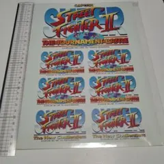 スーパーストリートファイター2 ロゴステッカー 当時物 レア シール