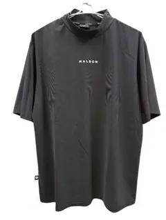 即日発送25マルボンゴルフモックネックトップス 半袖 T シャツ ブラックXXL 即日発送25マルボンゴルフモックネックトップス 半袖 T シャツ