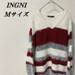【INGNI(イング)】 Mサイズ セーター ボーダー _K