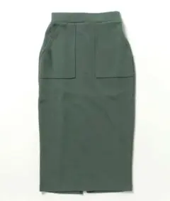最終値下げ タイトスカート BEAMS カーキ グリーン - ウエストゴム