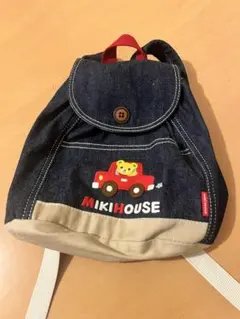 MIKIHOUSE ミキハウス　ベビーリュック デニム