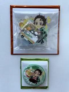 鬼滅の刃　to go 広島　アクリルスタンド　缶バッジ　竈門炭治郎