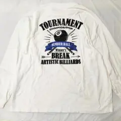 WEGO Mサイズトーナメントチャンピオンシップ8ボール ロングスリーブTシャツ