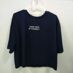 【HONEYS】ネックレースの五分袖トップス♡Mサイズのサムネイル