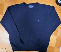 Polo by Ralph Lauren ネイビー Vネックセーター M