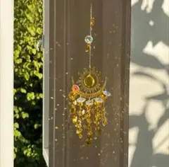 ゴールドサンキャッチャー 太陽と月のデザイン