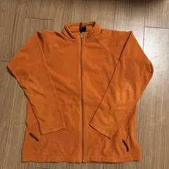 オレンジ フリースジャケット Lサイズ　1104542
