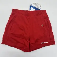 【新品】Babolat ショートパンツ Sサイズ レッド ポケット付き