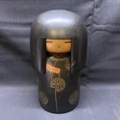 名工】関口三作 創作こけし「童女」群馬 昭和53年 署名あり 高さ20.5cm