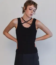 prank project タンクトップ　josemoon/メゾンスペシャル Side Shear Double Face Tank - SALE