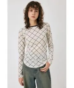 【新品未着用】MOUSSY BACK OPEN SHEER トップス