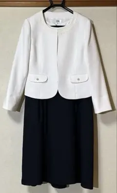 レディース フォーマル セレモニースーツ17号 ジャケット2点＆ワンピースセット