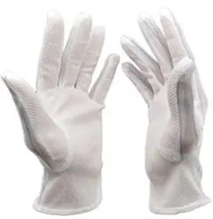 ラスト❤️ [fogman] 静電気防止手袋 滑り止め付き ストライプ 電子機器用