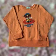 ヒスミニ トレーナー 130 オレンジ