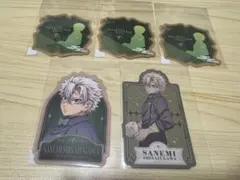 鬼滅の刃　モクテル　不死川実弥　コレクションロト　ステッカー　5枚セット