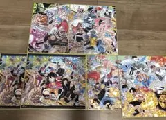 ワンピース 一番くじ 色紙 7枚 ステッカー 2枚