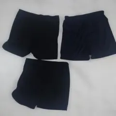 黒パン　インナーパンツ　スパッツ　160　３着
