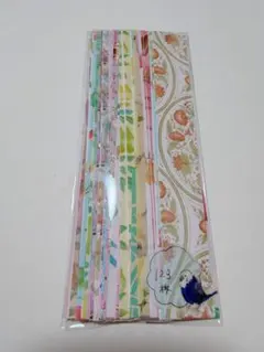 デザインペーパー 細長素材セット 123枚 ハンドメイド素材 おすそ分け③