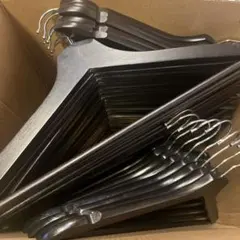 IKEA イケアハンガー BUMERANG ブラック　ハンガーセット　４０本