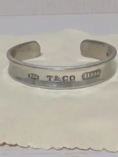 ティファニー シルバー チタン 1837 バングル ブレスレット カフ