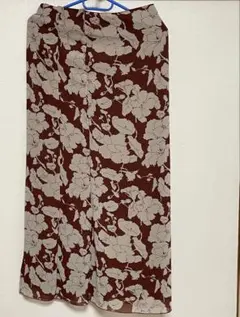 TODAYFUL フラワージョーゼット ス カート 花柄ロング Size36
