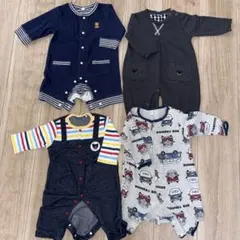 ロンパース　70サイズ　まとめ売り　車　くま　長袖
