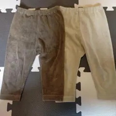 コーデュロイパンツ 2色セット80cmユニクロ秋