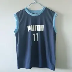 PUMA ノースリーブタンクトップ ネイビー　160cm