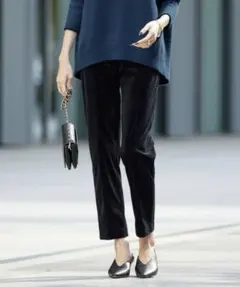 iCB【洗える】 コーデュロイ テーパードパンツ