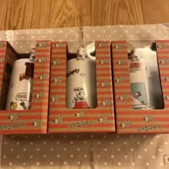 【未使用】クリスマス　KALDI ダンキン スヌーピー カップ 3個セット