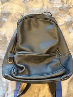 美品☆FURLA（フルラ） ブラック レザーリュック／バックパック