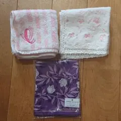 ピエールバルマン &biscotto & 刺繍 ハンカチ