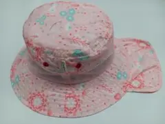 コンビミニ　花柄アウトドアハット　48cmピンク　新品　1点限定のサムネイル