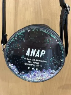 ANAP ラウンドショルダーバッグ ブラックのサムネイル