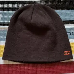 ダークブラウン ニット帽 フリーサイズ