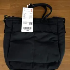 【新品】UNIQLO 2WAYユーティリティミニバッグ ブラック ミニトート