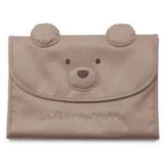 【定価以下】ジェラートピケ ベア 母子手帳ケース M ベージュ　くま ジェラピケ