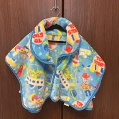 2枚組　フリース スリーパー 100cm~ 青色 キャラクター柄