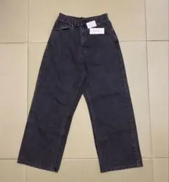 MONO-MART ヴィンテージメイクバギーセミワイドデニムパンツ　Ｓサイズ