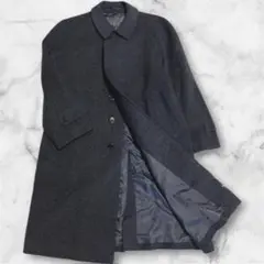 【美品】ドミトリー　ステンカラーコート グレー　ウール混合　メンズS