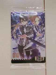 SAO ソードアートオンライン　ウエハースカード　010 キリト　ソルティリーナ